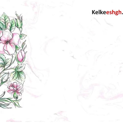 نقاشی گل بر روی کاغذ ابروباد نگاره - کد 1003 *قابل سفارش*