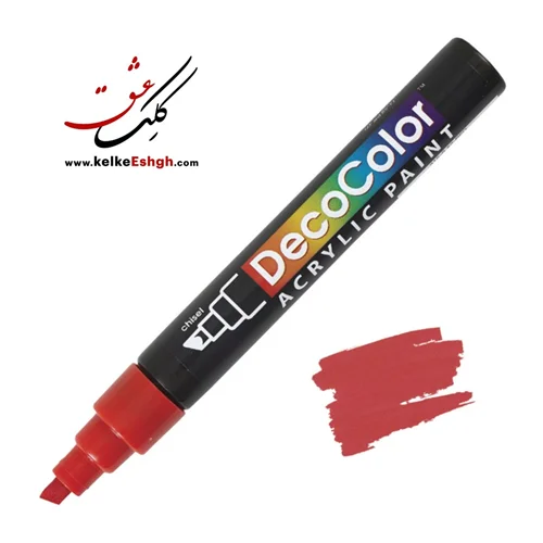 ماژیک اکریلیک دکوکالر یوشیدا - قرمز