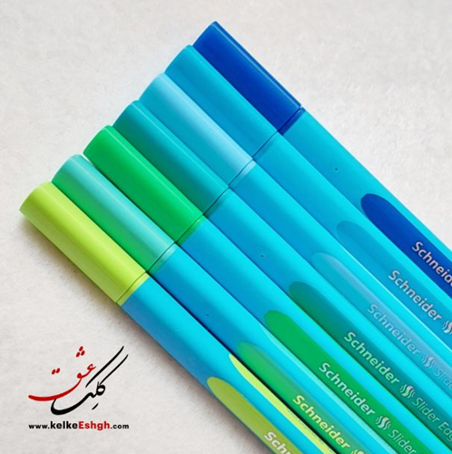 خودکار اشنایدر اِج XB - تونالیته سبز و آبی (7 رنگ)