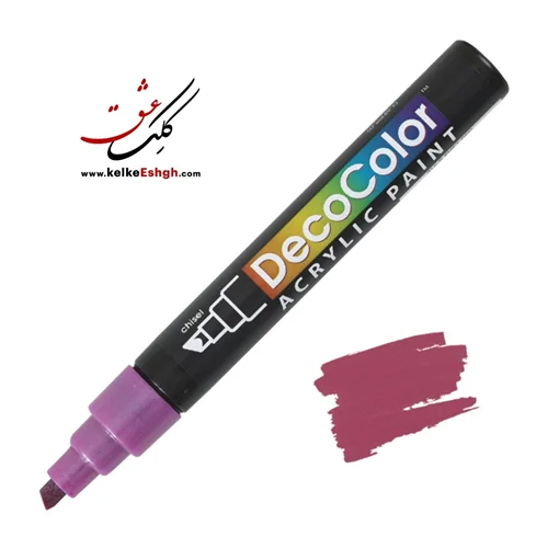 ماژیک اکریلیک دکوکالر یوشیدا - قرمز متالیک