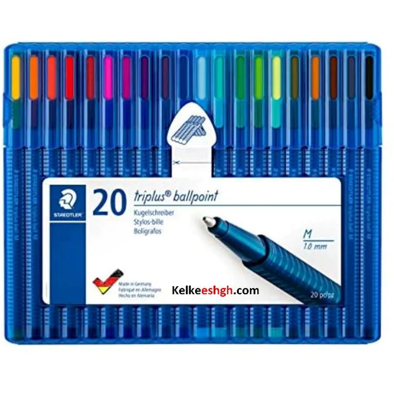 خودکار استدلر تری پلاس M -  بسته‌های 20 رنگ