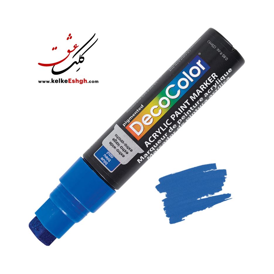 ماژیک اکریلیک دکوکالر جامبو (سرتخت ۱۵ میل) یوشیدا - آبی