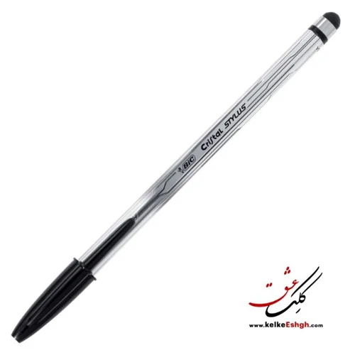 خودکار بیک کریستال استایلوس (قلم لمسی و خودکار) مشکی