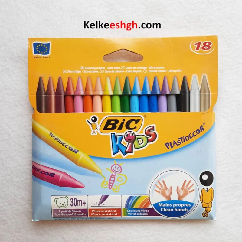 مدادشمعی 18 رنگ بیک